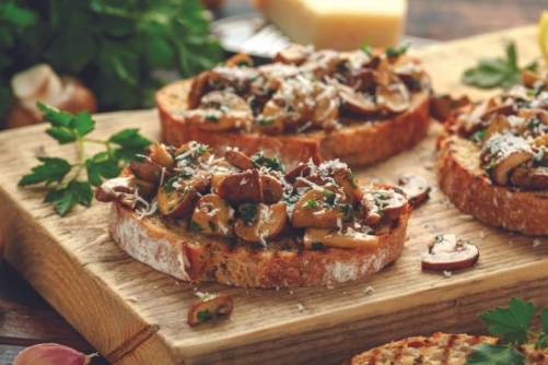 chalk hill mushroom tartine