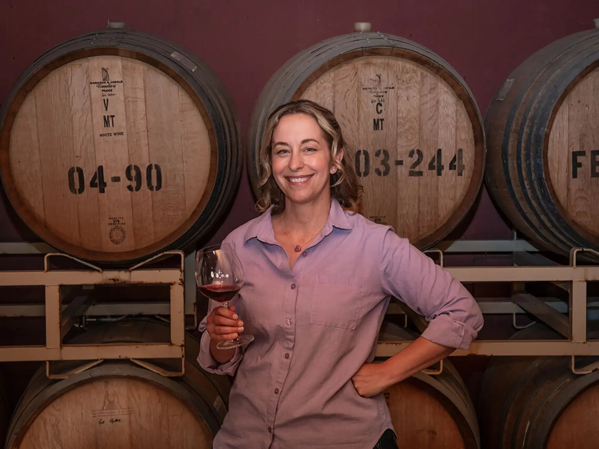 Lorna Kreutz, winemaker at Firestone Vineyard