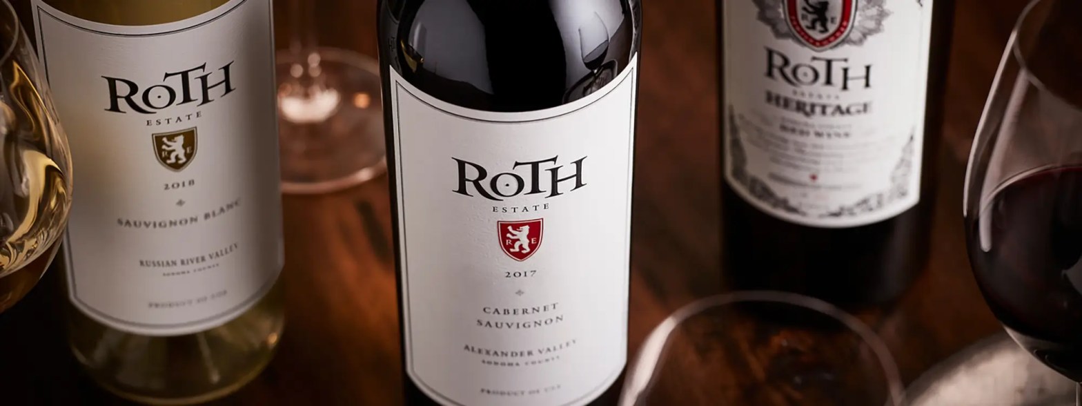 roth estate hero our wines